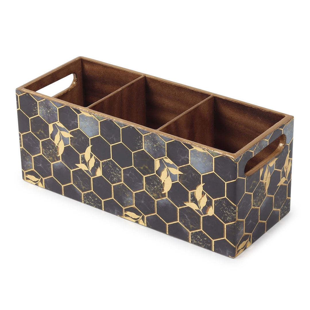 Expobazaar Gilded Hive Cutlery holder