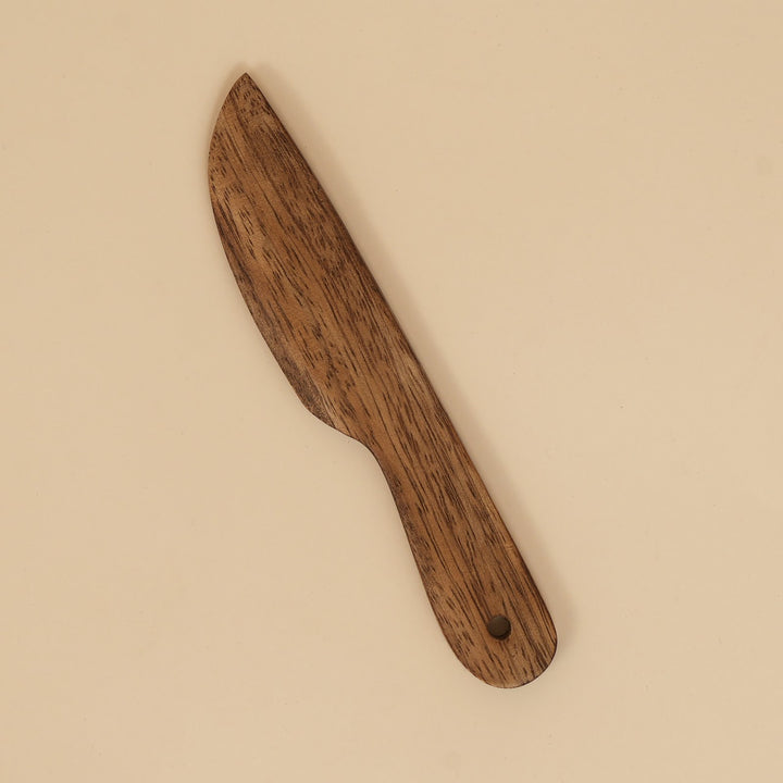 Mini mango wood cheese board with knife