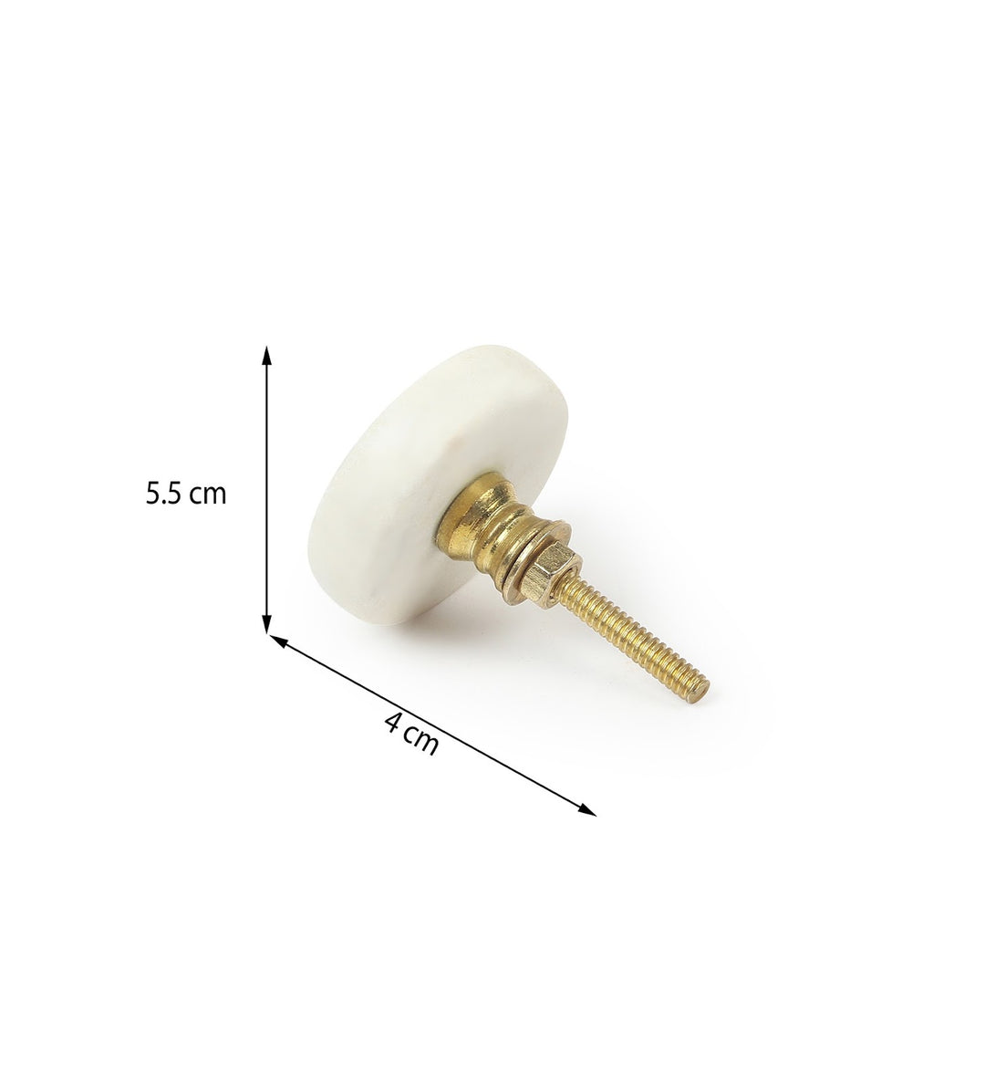Orla Natural Marble Furniture Knobs Set of 6 view 3