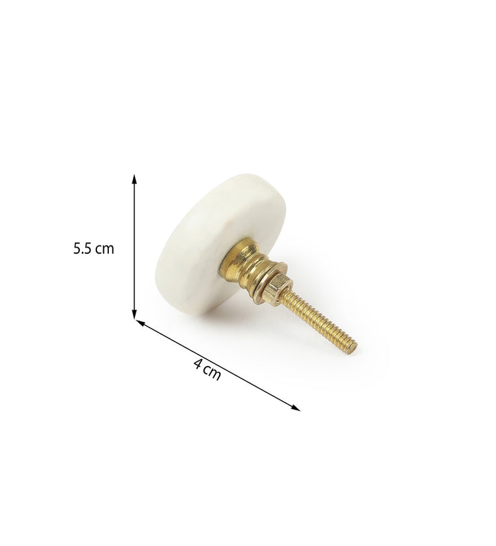 Orla Natural Marble Furniture Knobs Set of 6 view 3