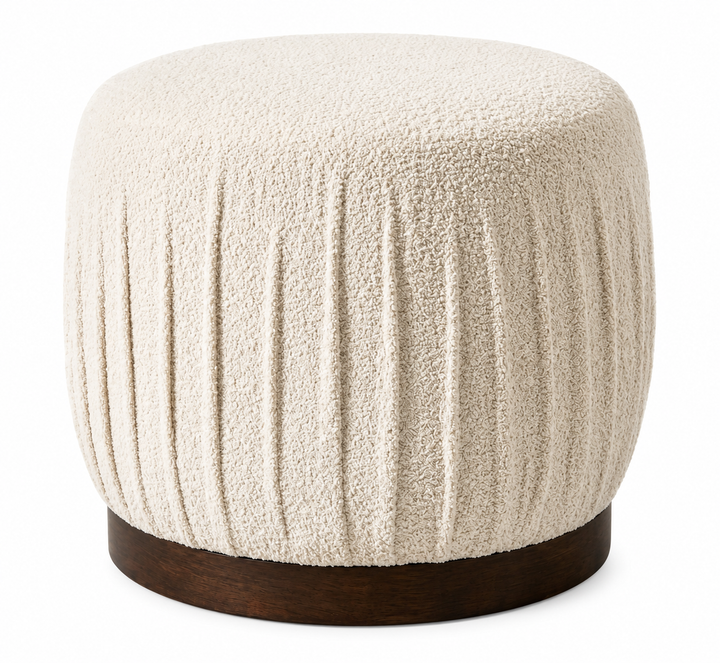 Expobazaar Opaa Homes Poppy Pouffe | White