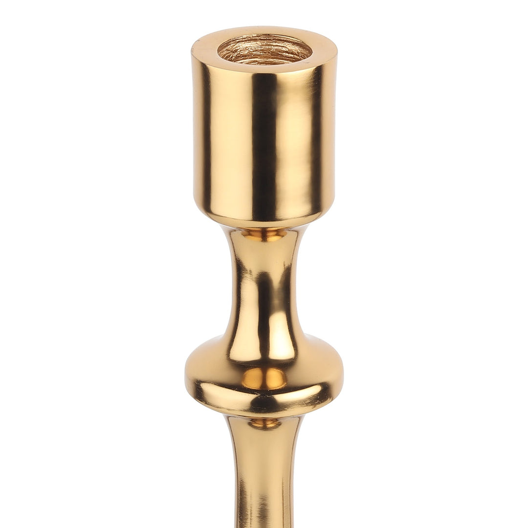 Expobazaar Aristea Gold Candle Holder  Small