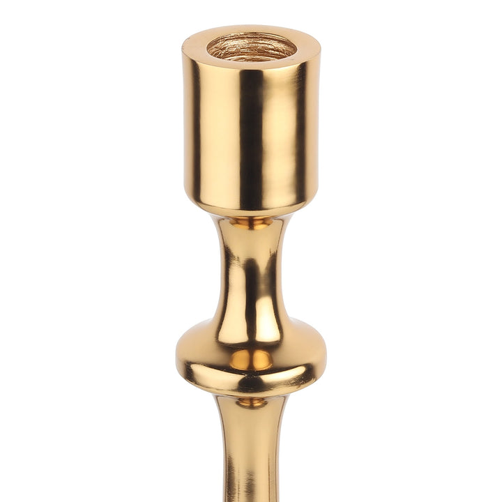 Expobazaar Aristea Gold Candle Holder  Small