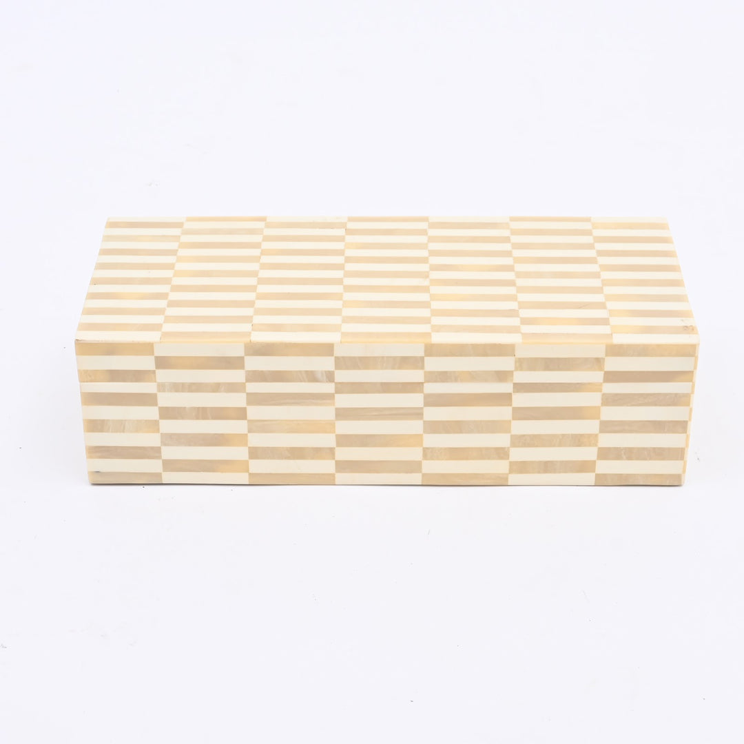 Ivory Inlay Decorative Storage Box Large
