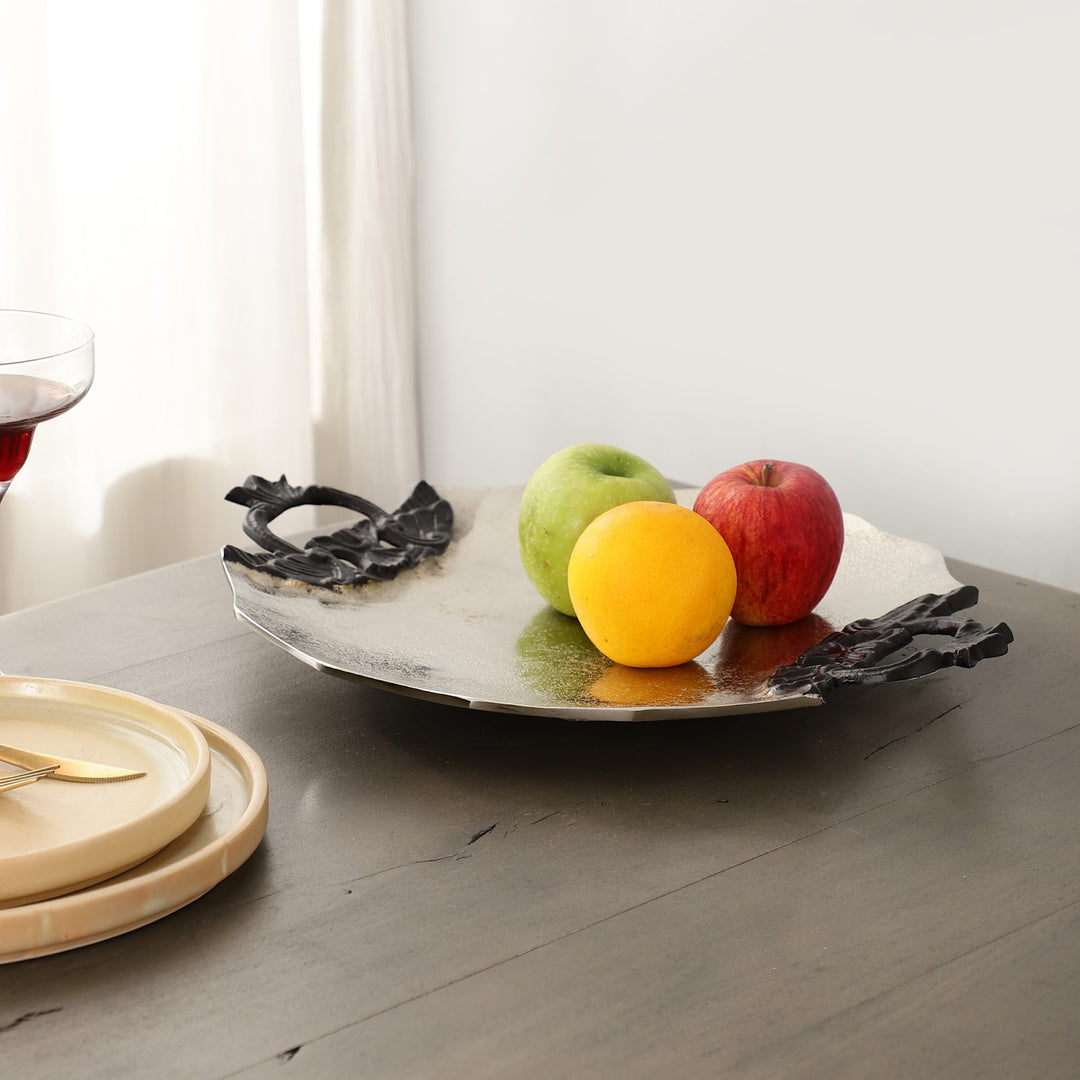 Expobazaar Midas Silver Round Tray