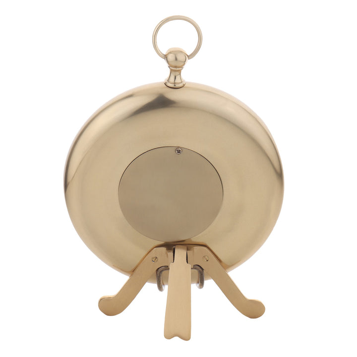 Expobazaar Regal Gold Aluminium Table Clock