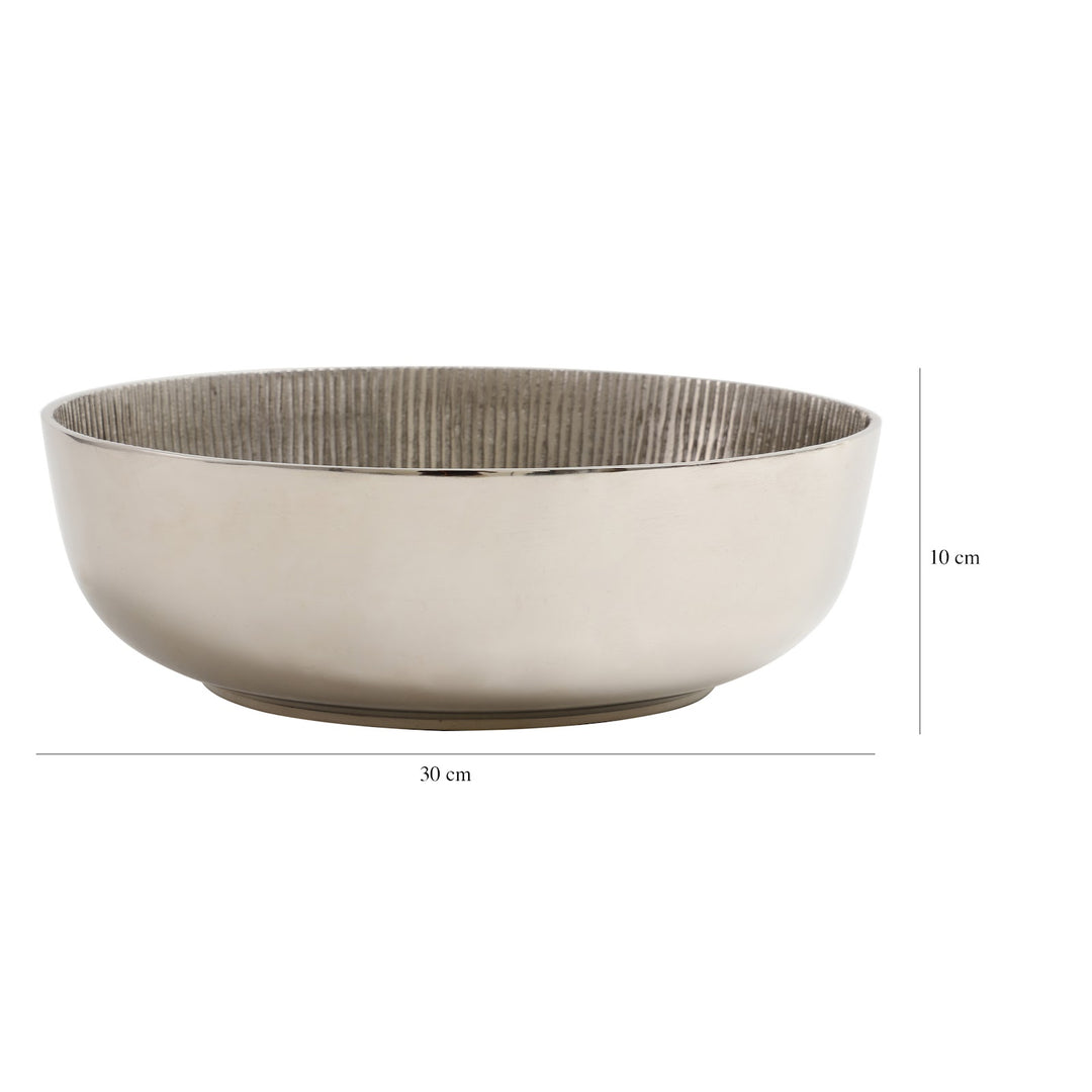 Expobazaar The Shining Silver Accent Circular Bowl