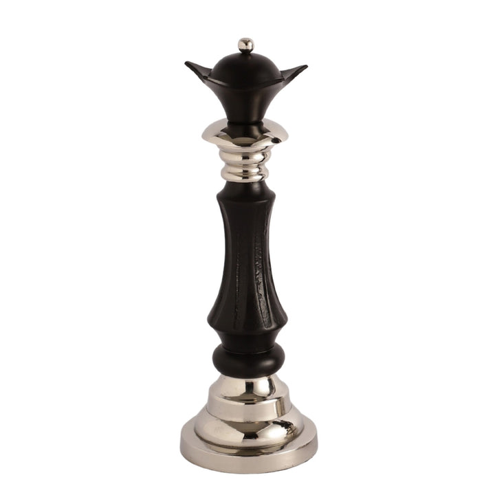 Expobazaar Regina Victoris Silver Black Queen Chess