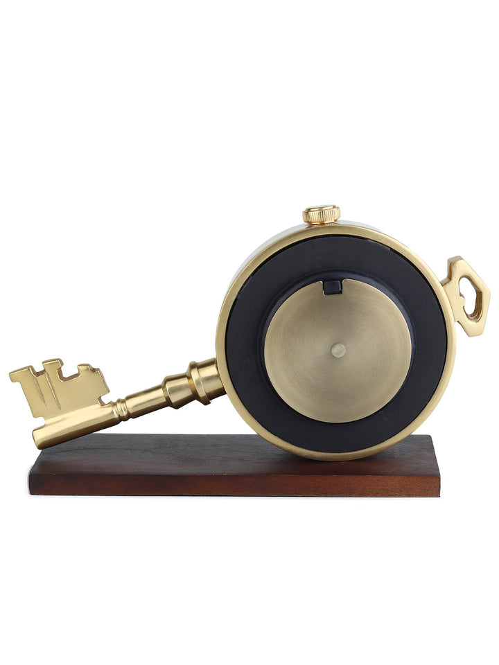 Expobazaar Areios Table Clock In Gold