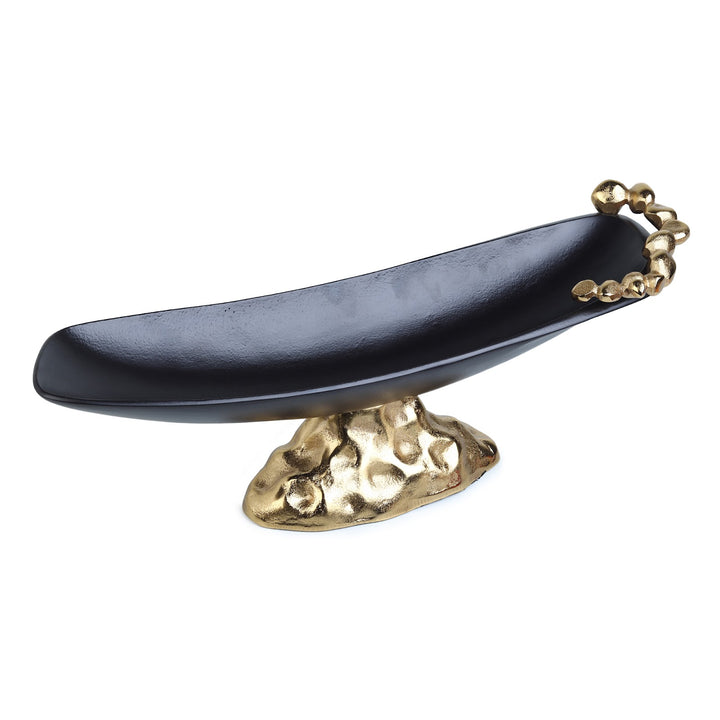 Expobazaar Stones Orivia Gold Platter Large