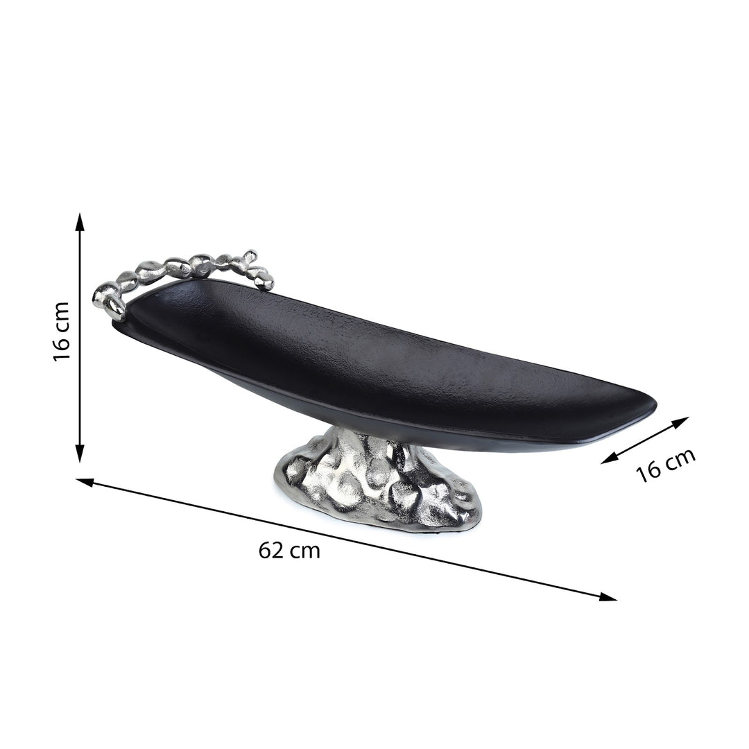 Expobazaar Stones Orivia Silver Platter Large