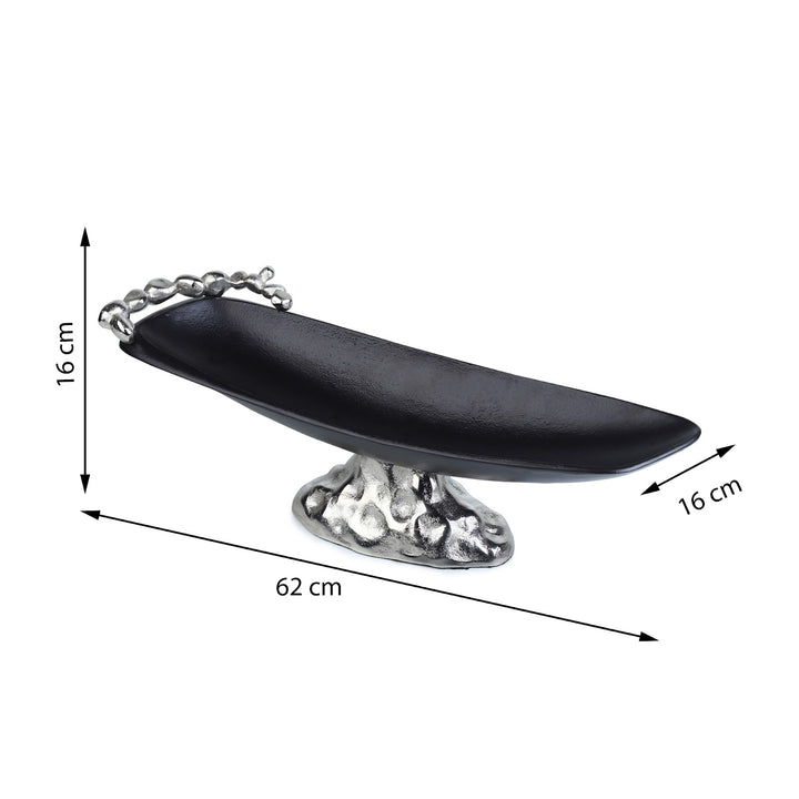 Expobazaar Stones Orivia Silver Platter Large