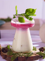 Curve Mushroom Designer Glass 500 ml in borosilicate glass