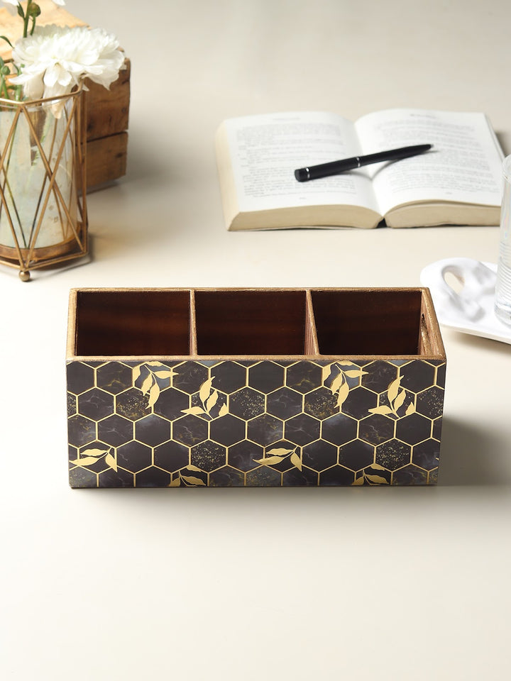 Expobazaar Gilded Hive Cutlery holder