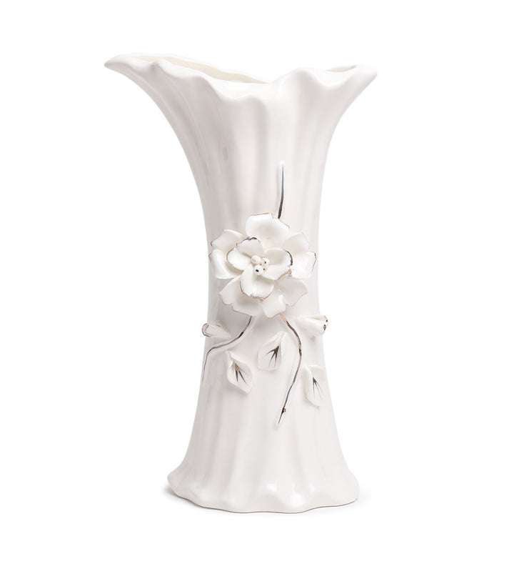 Maribel Fleur Tall Floral Porcelain Vase view 5