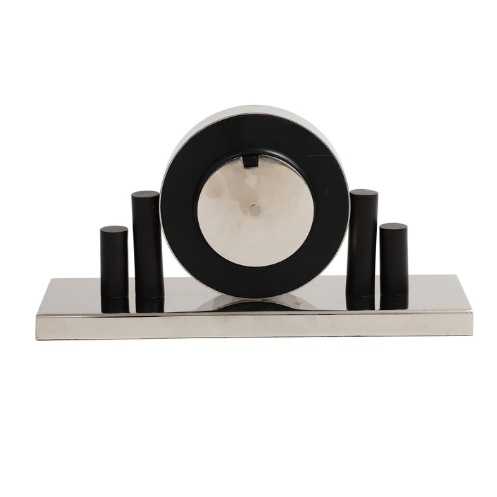 Expobazaar Harbor Hour Clock In Silver