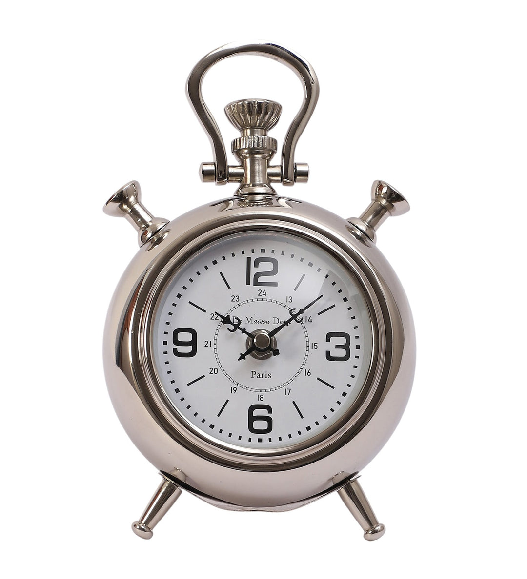 Expobazaar The Belvedere Table Clock Silver