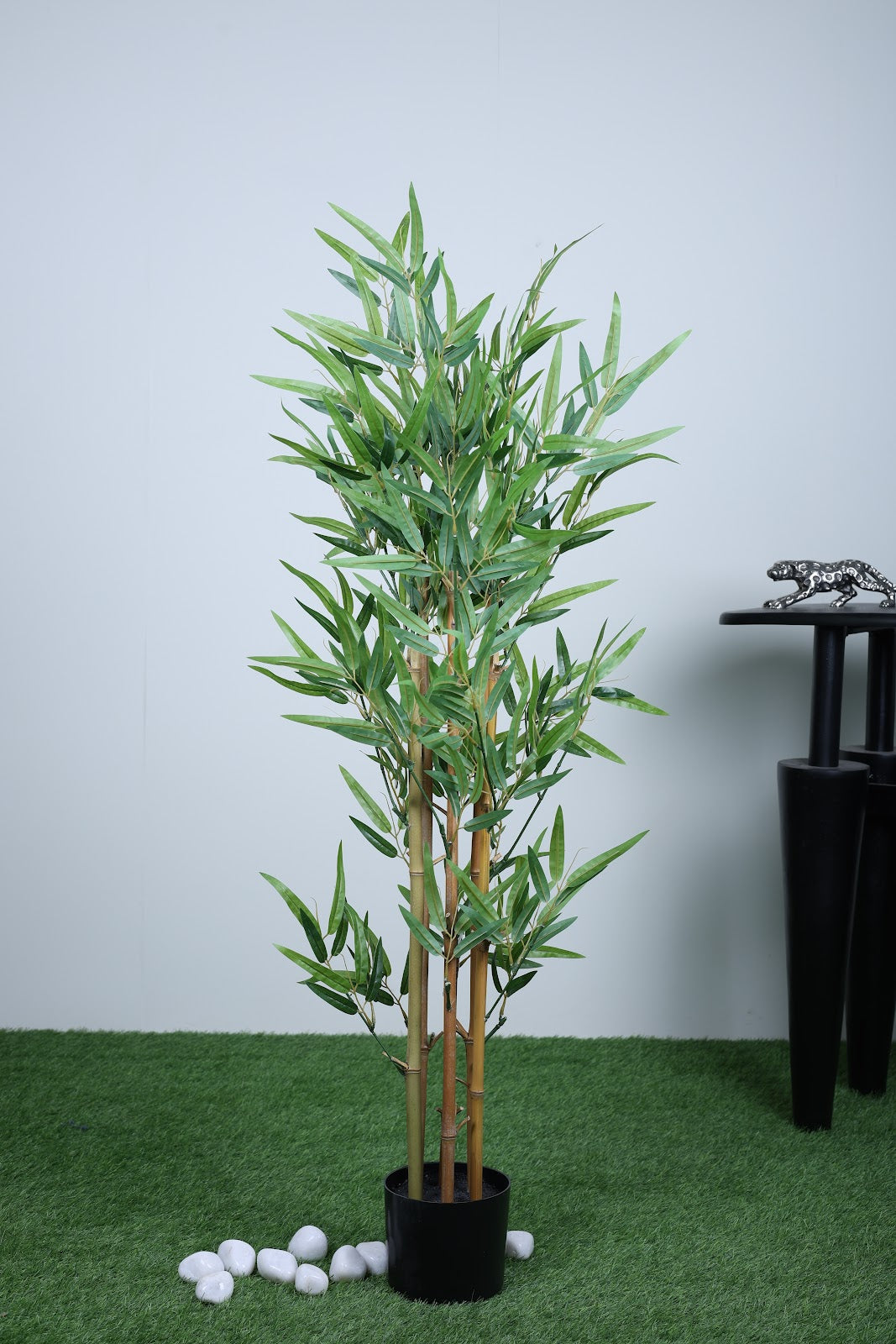 Expobazaar Tall Decorative Bamboo Plant for Contemporary Spaces With Pot