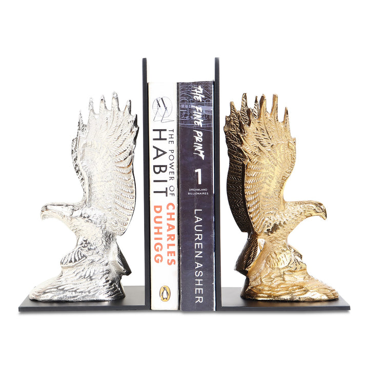 Expobazaar The Helion Pair Bookend Gold & Silver