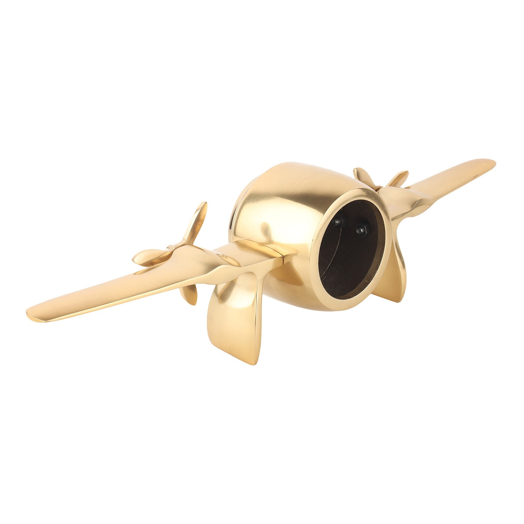 Expobazaar Skyward's Gold Iron Table Clock