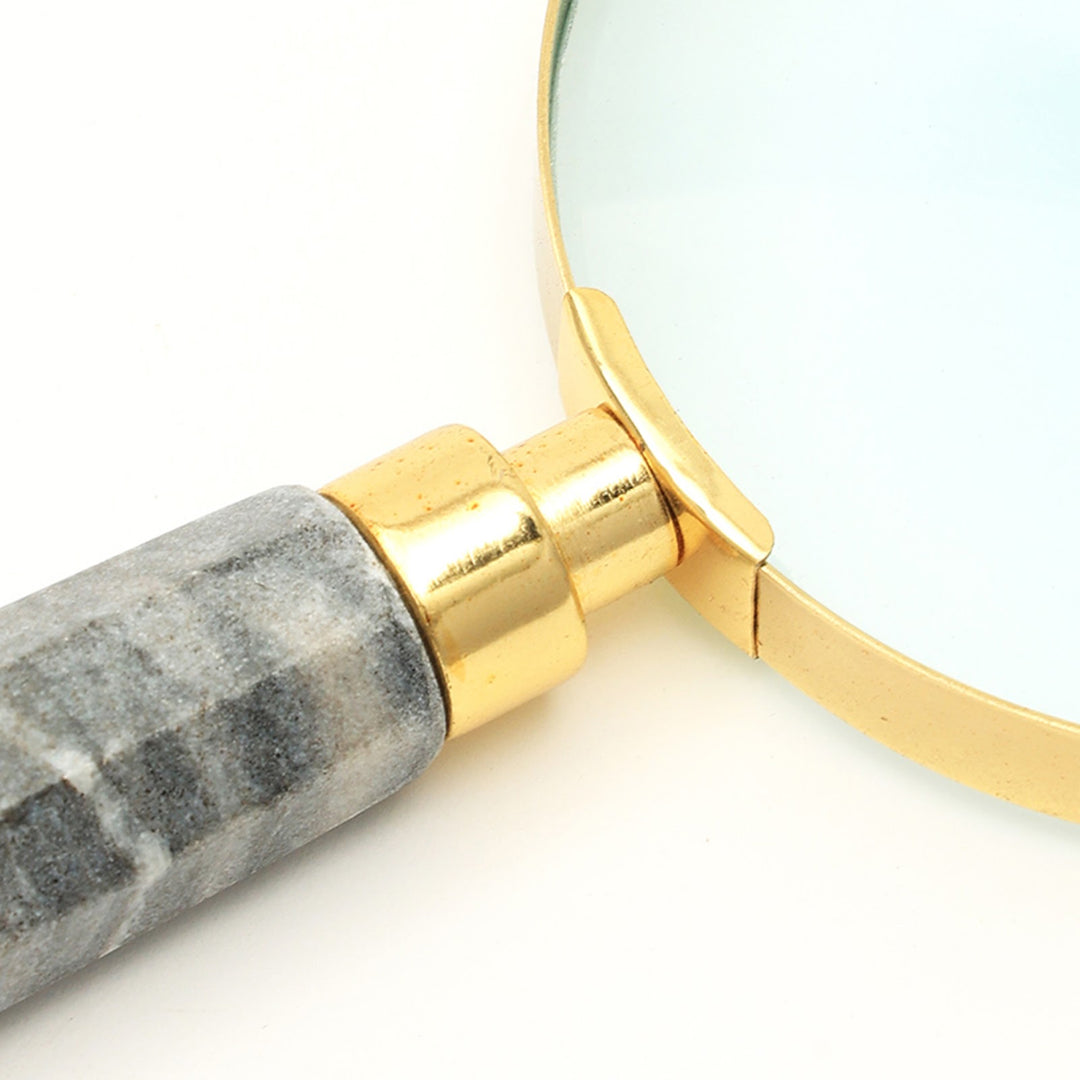 Rickon Marble Handle Handheld Table Magnifier