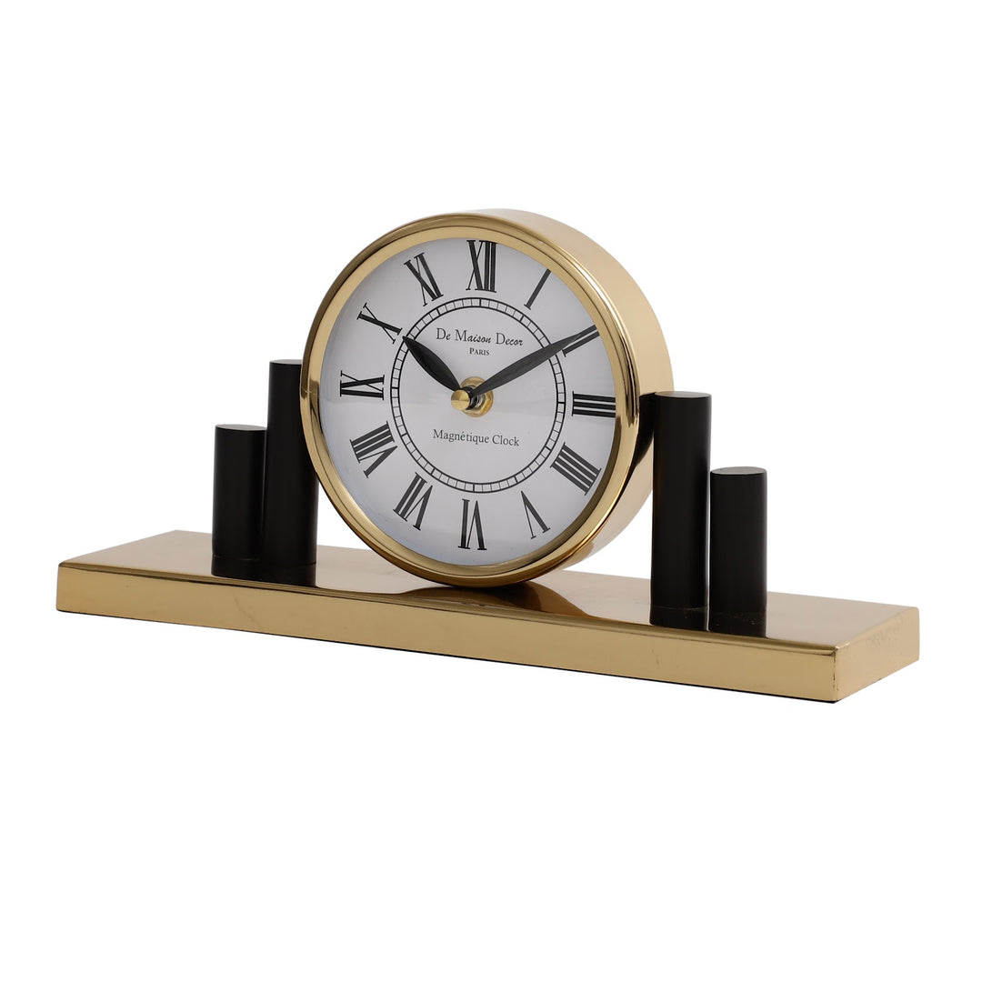 Expobazaar Harbor Hour Clock In Gold