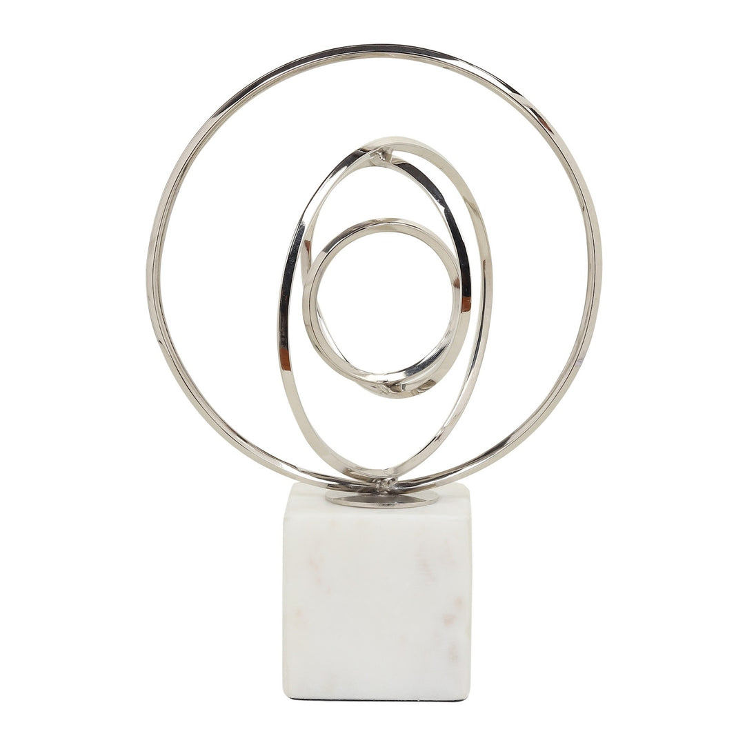 Expobazaar Seamless Circle Ensemble in Silver