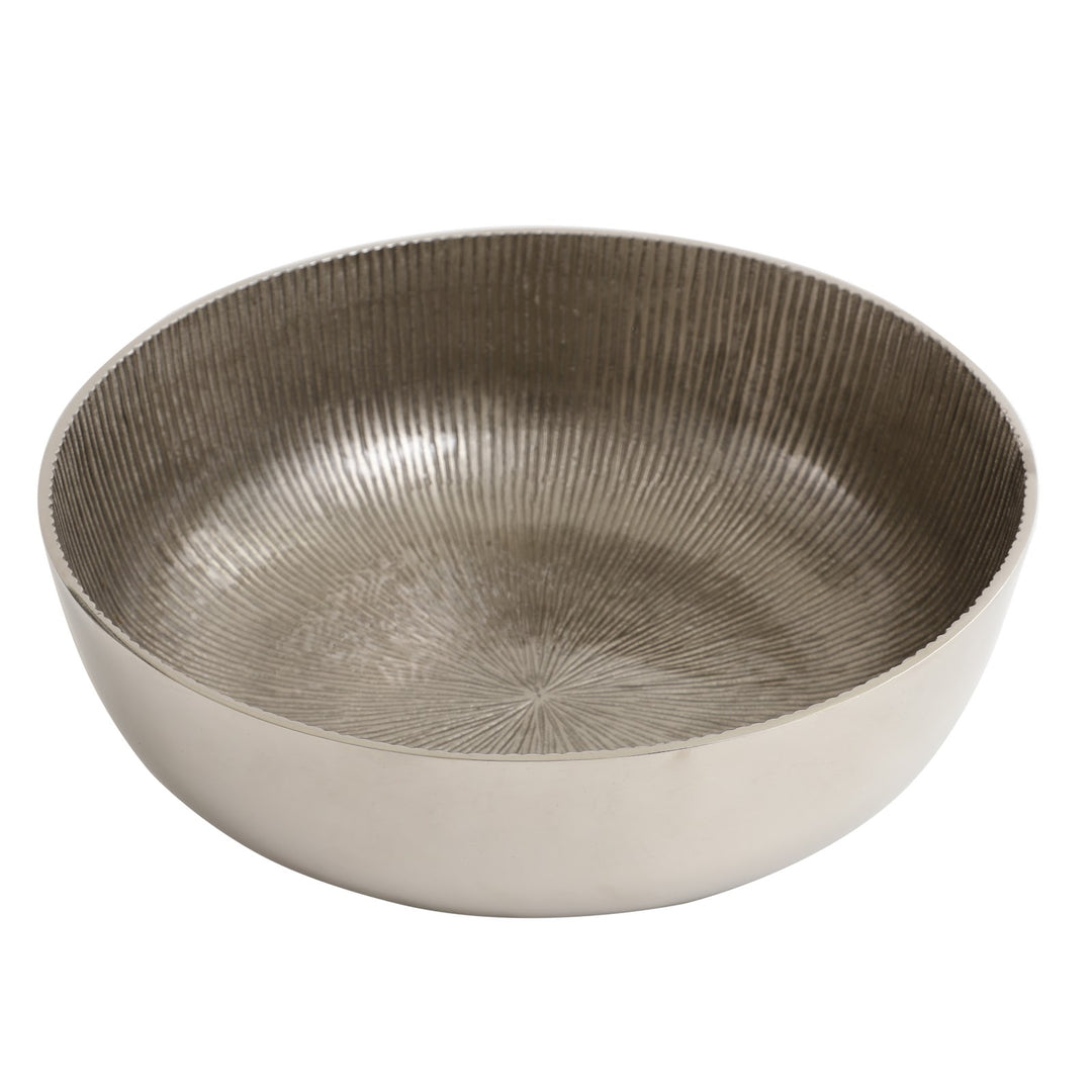 Expobazaar The Shining Silver Accent Circular Bowl