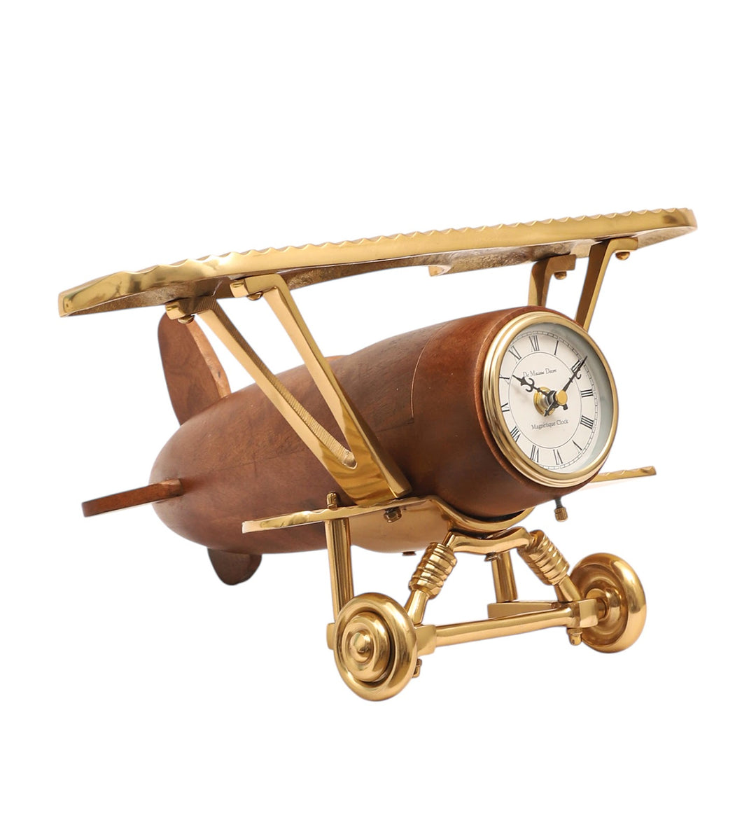 Expobazaar Meridians Sentinel Table Clock Gold
