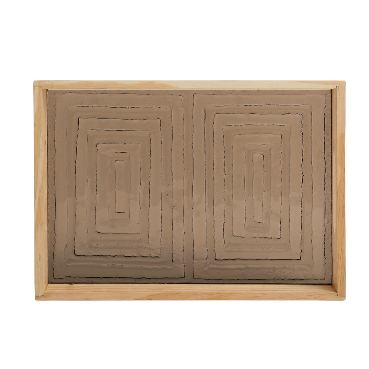 Expobazaar Hugo Brown Glass Tray