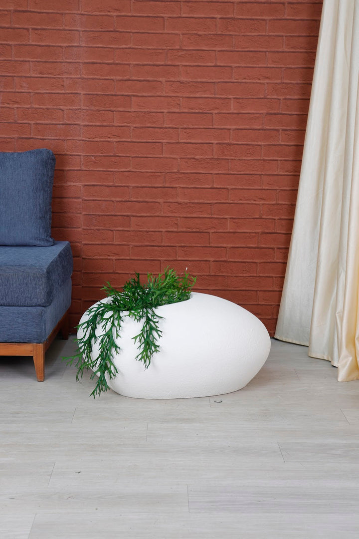 Expobazaar Modern PebbleForm FRP Small Planter