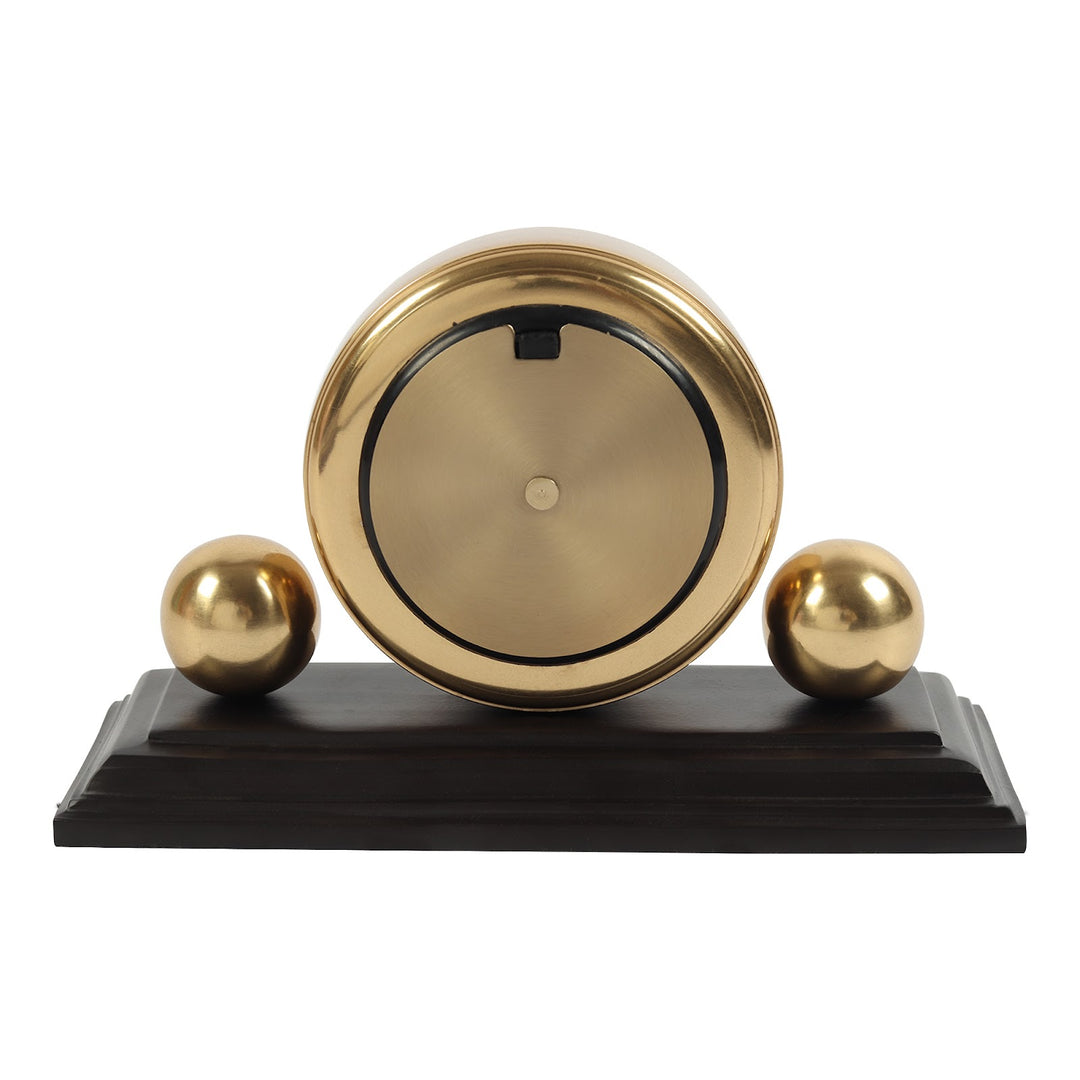 Expobazaar Orbitron table clock in gold