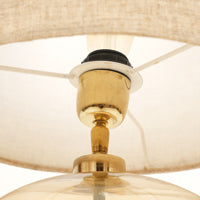Frosted Glass Table Lamp for Living Room & Bedroom - Clear view 1