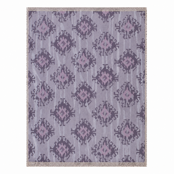Expobazaar handwoven wool patch kilim rug VCD-10047