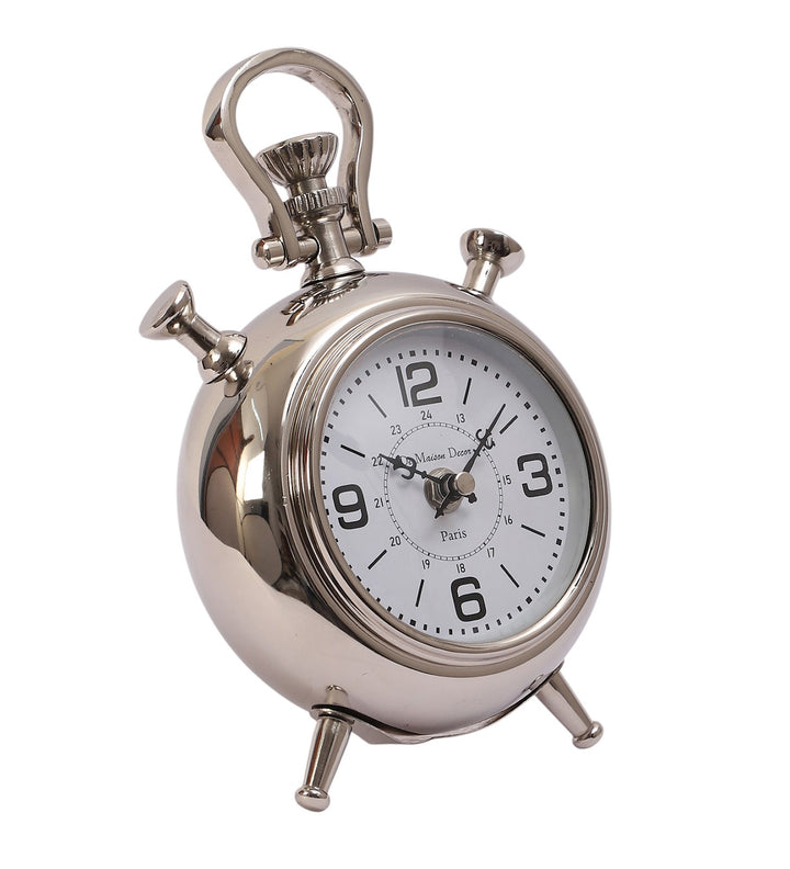 Expobazaar The Belvedere Table Clock Silver
