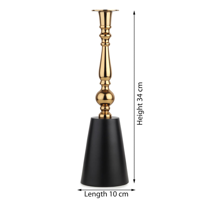 Expobazaar Valora Gold Candle Holder Small