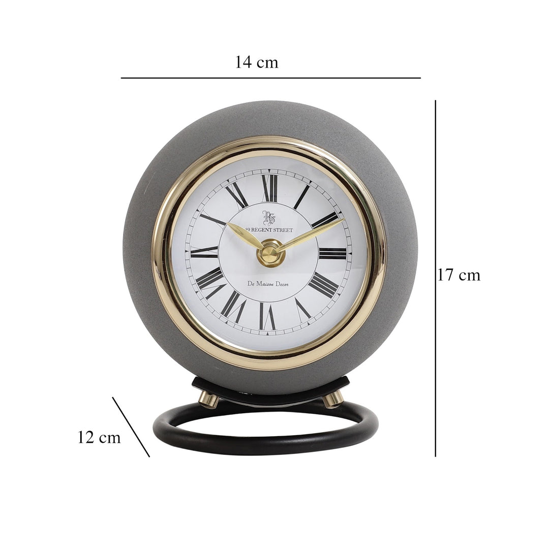 Expobazaar Assiral stand table clock in grey
