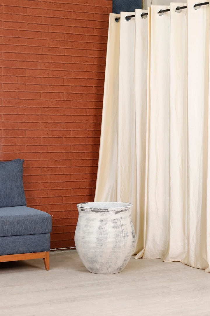 Expobazaar Classic Grey Urn‑Shape Decorative Large Planter