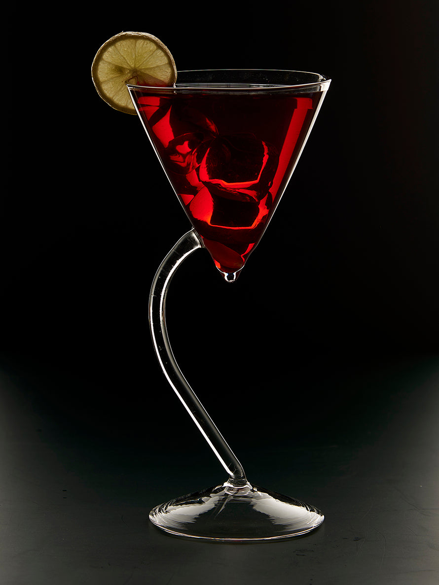 Twisted Ceremony Designer Glass in borosilicate glass, 250 ml