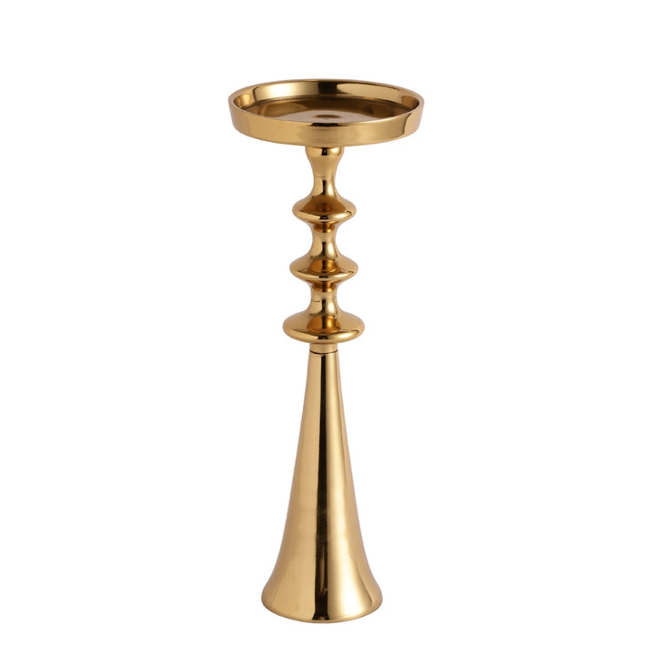 Expobazaar Altar Flame Gold Candle Holder