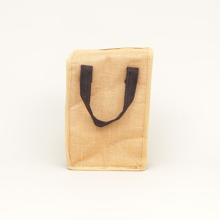 Insulated Jute Lunch Bag, Freshly Baked Print, View 4