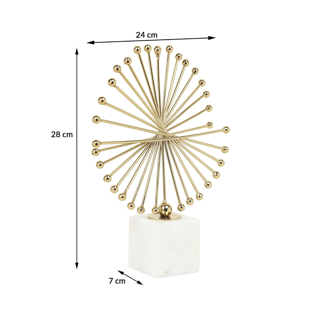 Expobazaar Spinfinity Sculpture in Gold