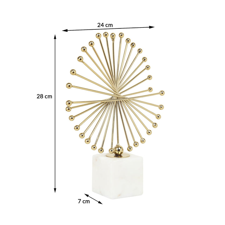 Expobazaar Spinfinity Sculpture in Gold