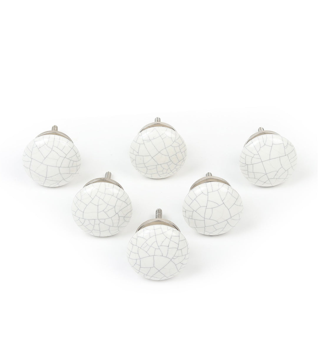 Cressa Web Pattern Ceramic Cabinet Knobs Set of 6 view 5