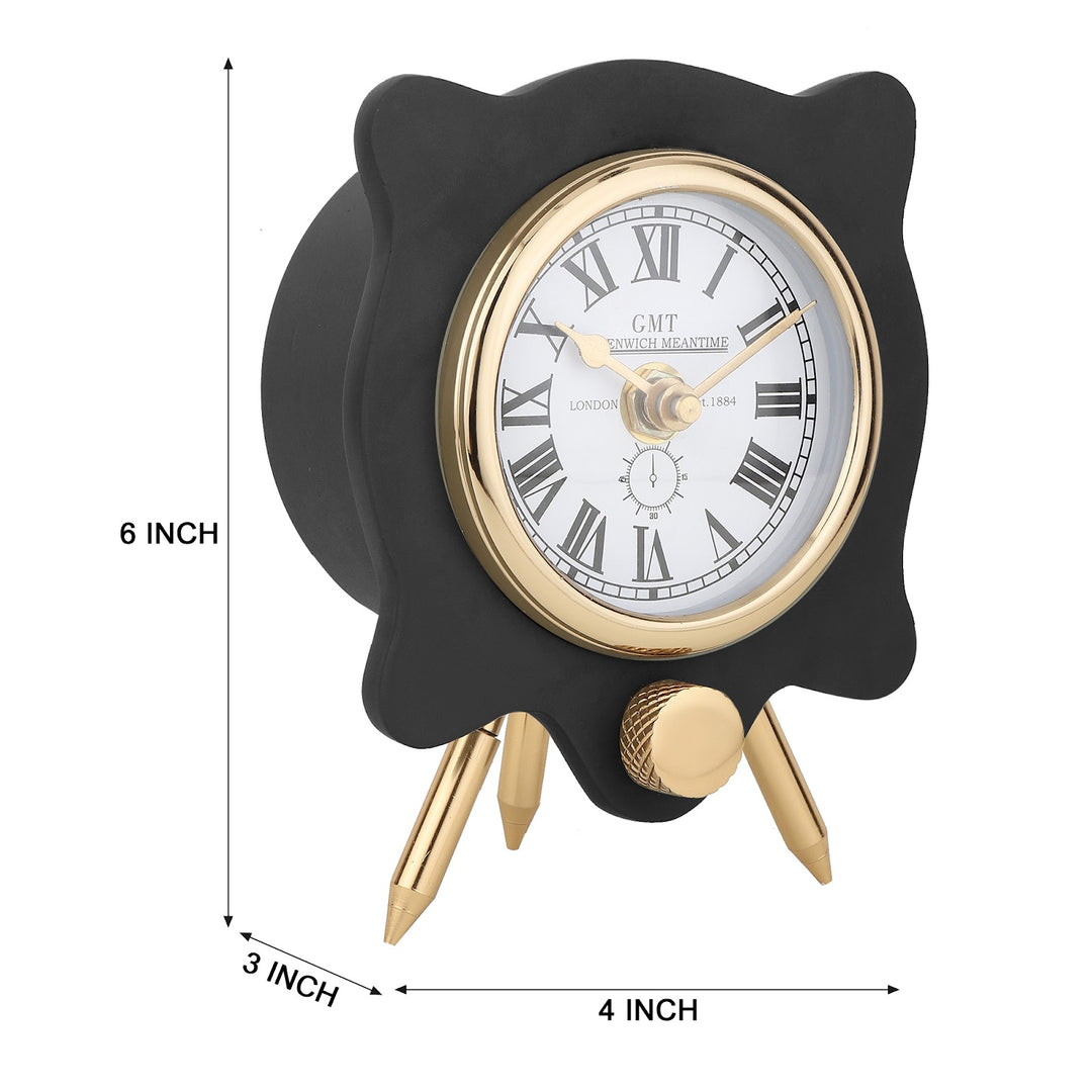 Expobazaar Pixel Pulse Table Clock in Black