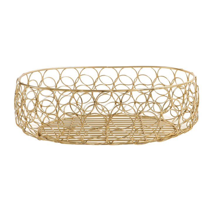 Expobazaar Meza Basket gold