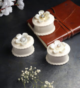 Primula Three Blossom Porcelain Trinket Box Set view 1