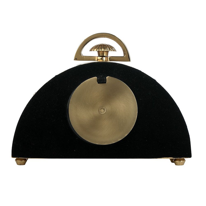 Expobazaar Luna Gold Aluminium Table Clock