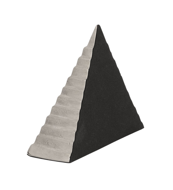 Expobazaar Pyramidon Bookend Silver & Black