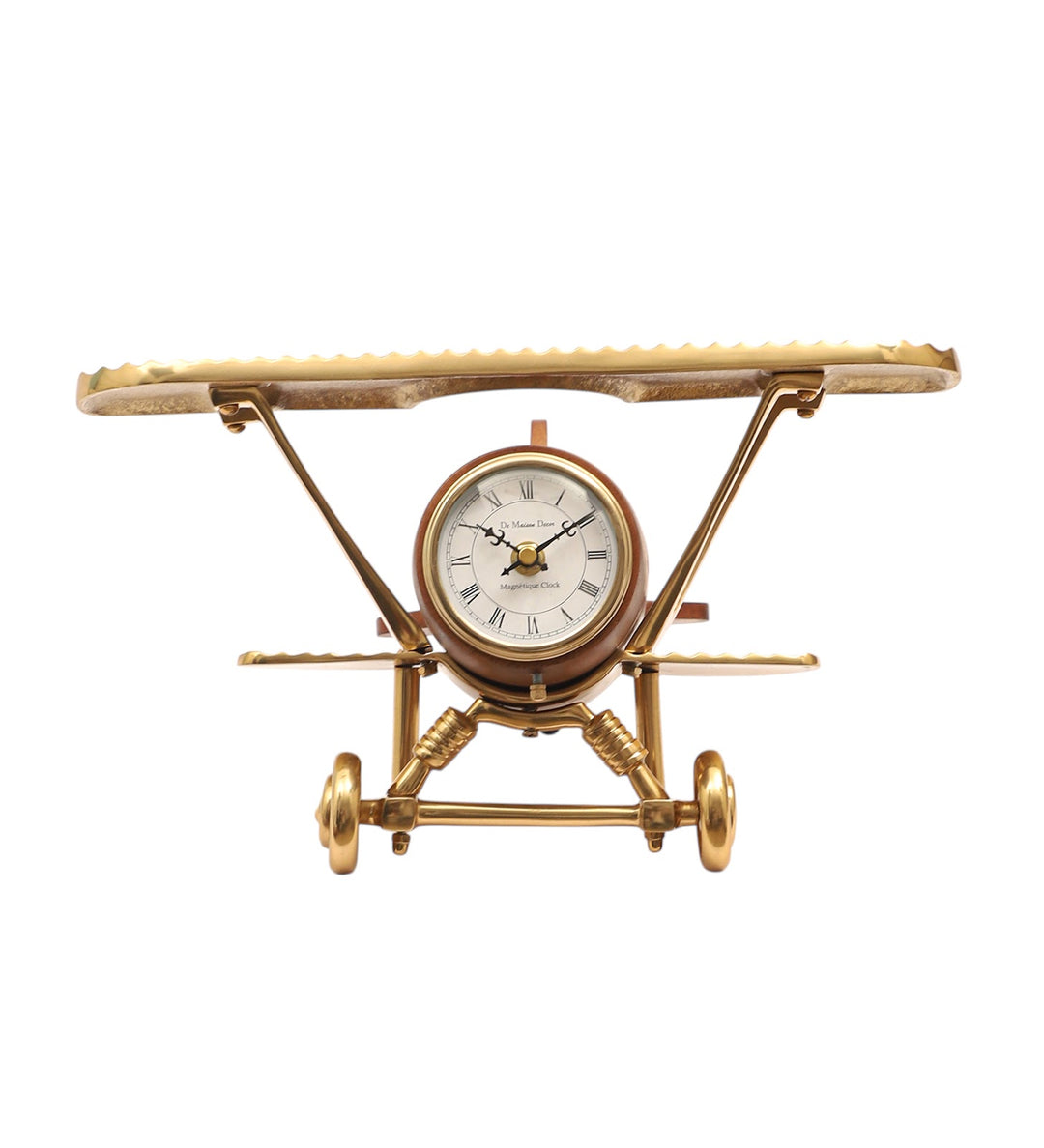 Expobazaar Meridians Sentinel Table Clock Gold